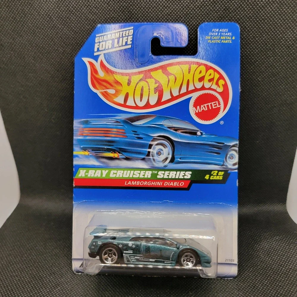 Hot Wheels 1999 X-Ray Cruiser Series Green Lamborghini Diablo #946